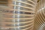 Fleksibel transparent slange – Ø120 mm