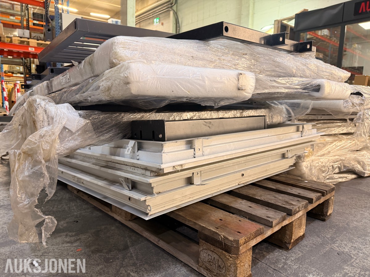9 stk WIŚNIOWSKI ståldører - ECO BASIC - EI30/EI60