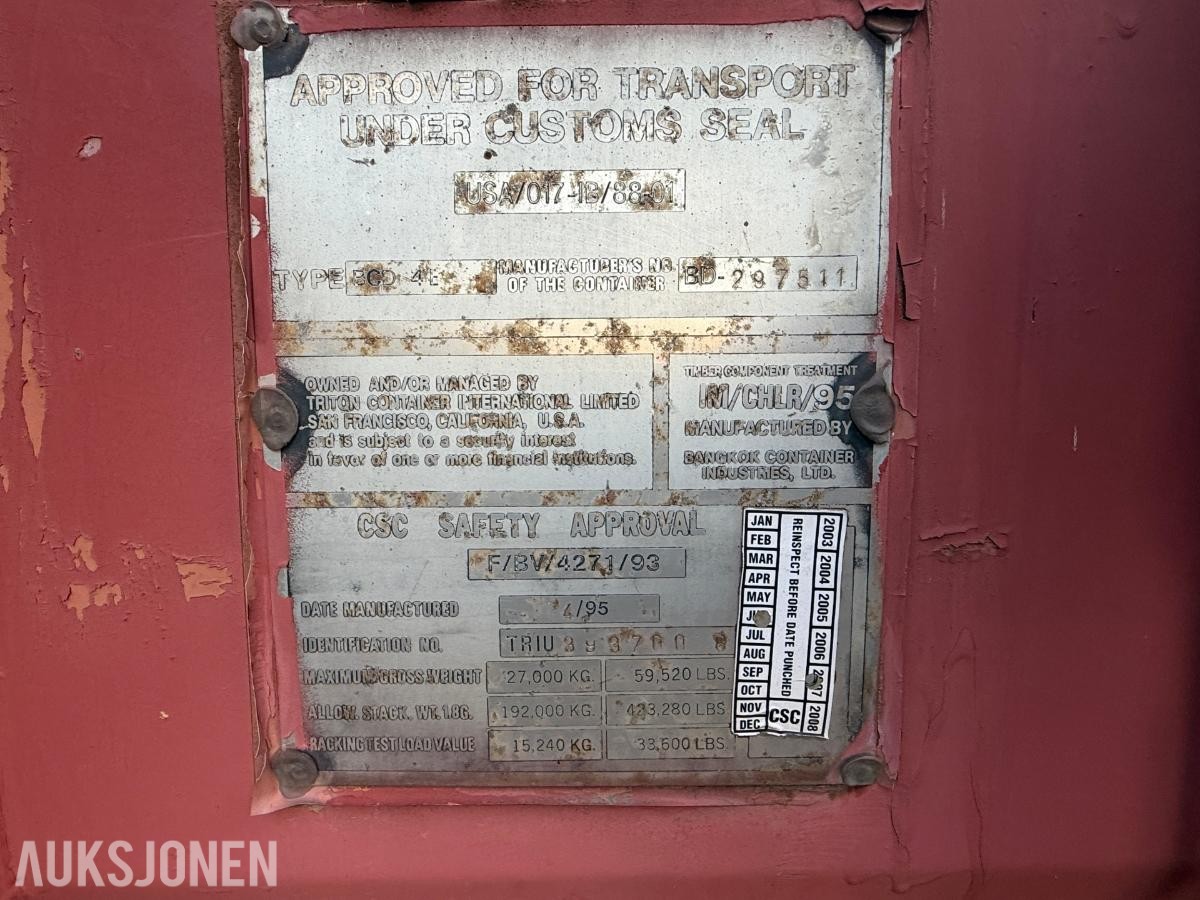 Container - 20 fot