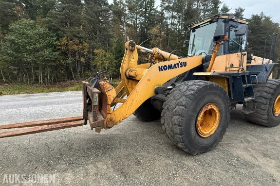 2002 Komatsu WA480-5H 15 505 t Hjullaster m/ 3,8 m³ skuffe