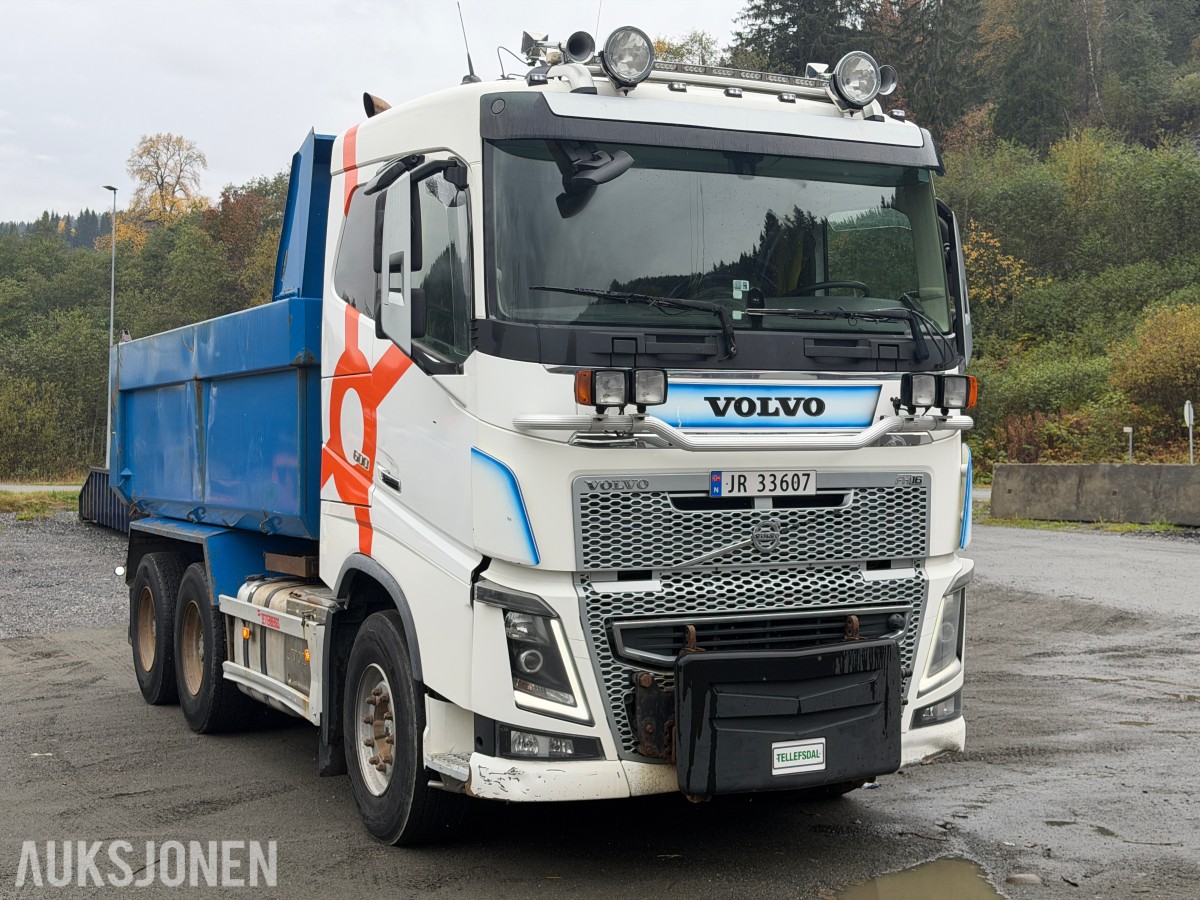 2013 Volvo FH16 6x4 tippbil med Zetterbergs tippkasse