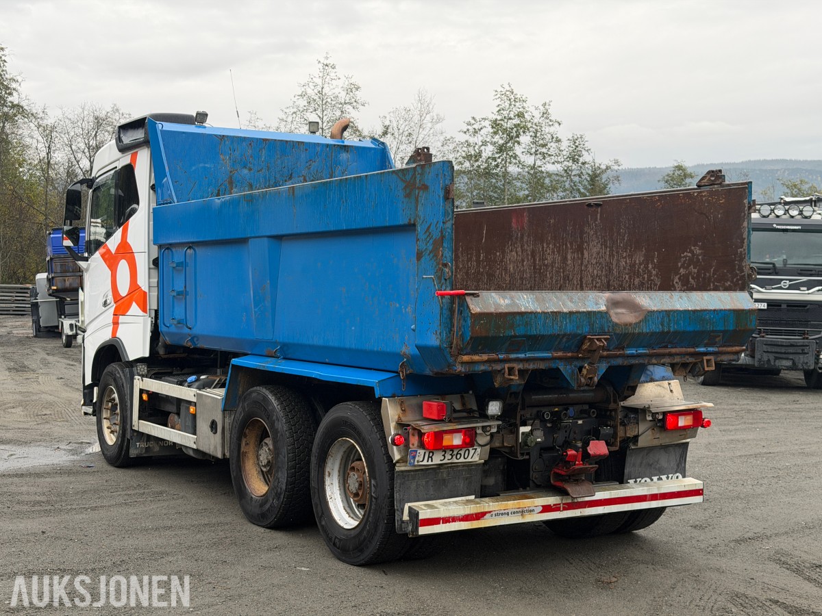 2013 Volvo FH16 6x4 tippbil med Zetterbergs tippkasse