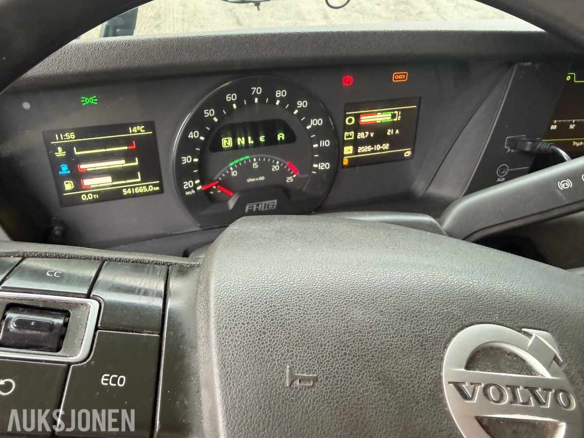 2013 Volvo FH16 6x4 tippbil med Zetterbergs tippkasse