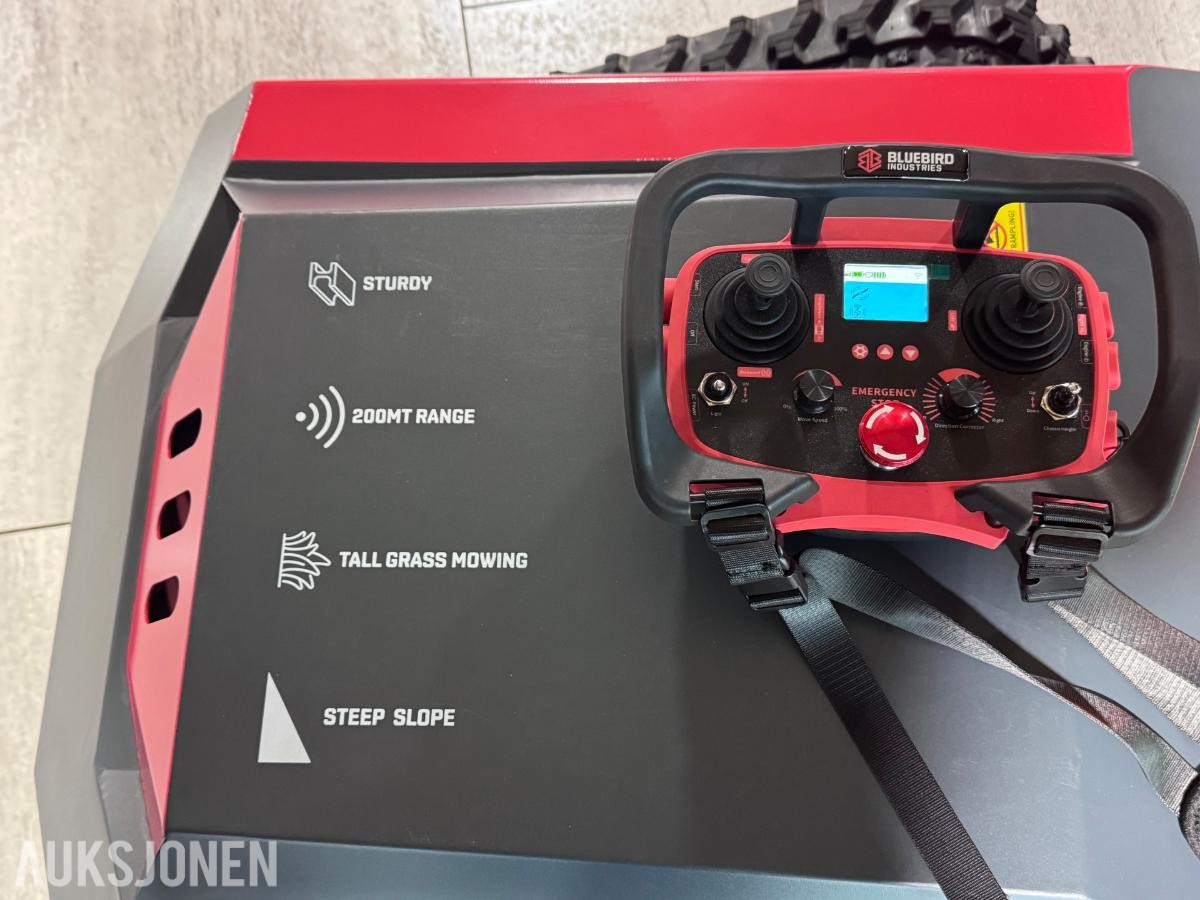 Bluebird E-FM 24-60 fjernstyrt beitepusser – elektrisk – demomaskin – ny garanti