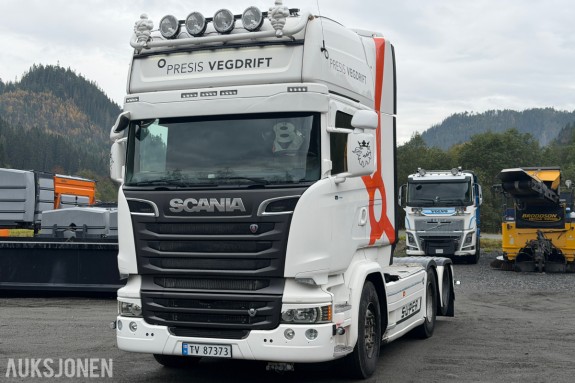 2014 Scania R580 trekkvogn med V8 - hydraulikk og JOST svingskive