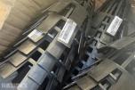 parti med nye  Plastmo takrenne deler ,kroker ,bend løvsamler 