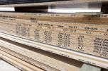 Stort restparti møbelplater – laminert/belagt sponplate – Swiss Krono m.m.