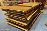Stort restparti møbelplater – laminert/belagt sponplate – Swiss Krono m.m.