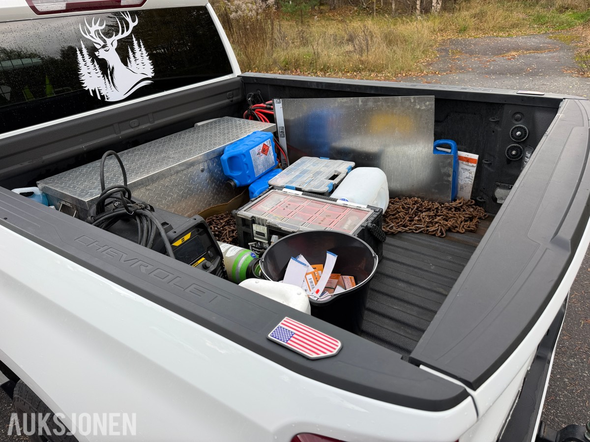 2024 Chevrolet Silverado, 3,0D 309hk 4WD / 49369km / H.feste / Ekstra lys / Pen!