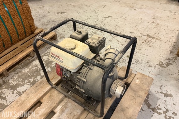 Honda WMP20X vannpumpe - Honda GX160 - bensindrift - snorstart - bæreramme
