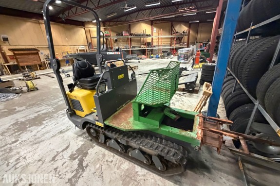 2015 Wacker Neuson DT15 beltedumper - 96 timer - 15 kW - Nyttelast 1500 kg - Påbygd plattform med nettinggrind