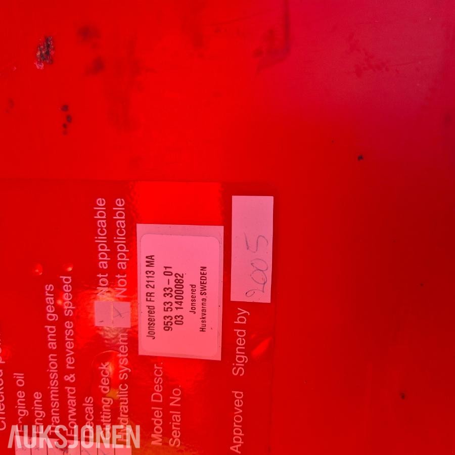 Jonsered FR 2113 MA sitteklipper