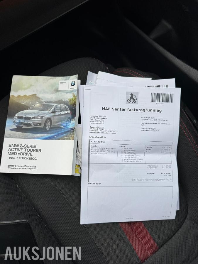 2016 BMW 225XE XDRIVE HUD KAMERA SOLTAK