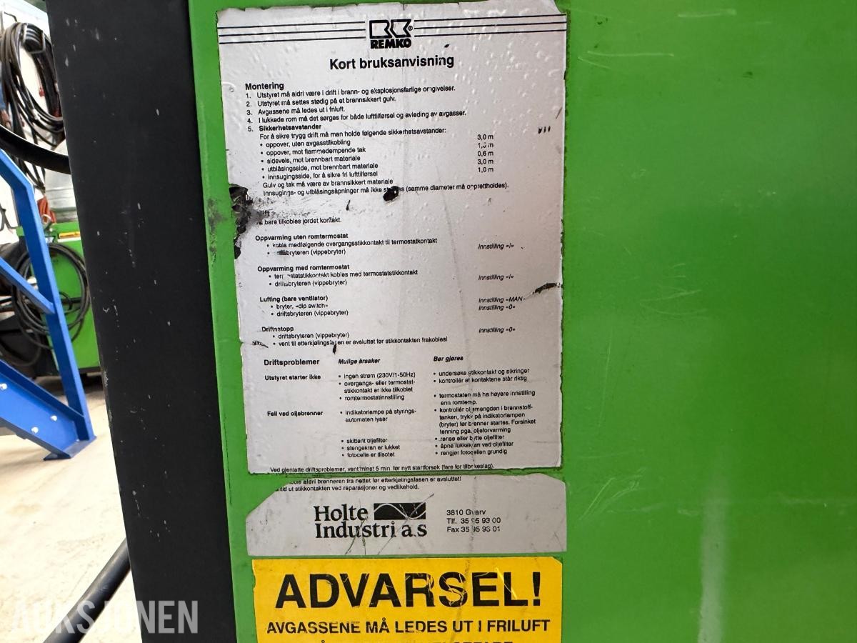 REMKO CLK70 varmeaggregat