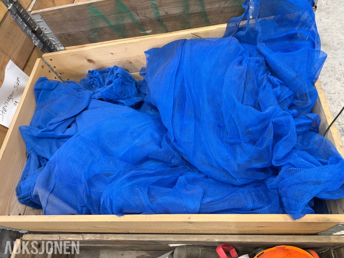Sikkerhetsnett til stillas – ukjent mengde