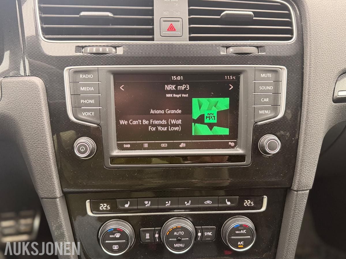 2016 VOLKSWAGEN GOLF GTE 1.4 HYBRID 214HK ADAPTIV CRUISE, RYGGEKAMERA