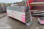 Jamax stillas – ca. 82,5 m² – komplett parti