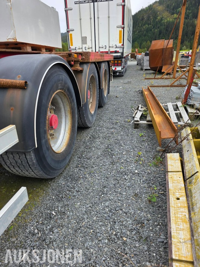 2008 Schweriner Container Chassi-Tilhenger 3 Akslet