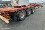 2008 Schweriner Container Chassi-Tilhenger 3 Akslet