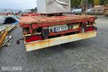 2008 Schweriner Container Chassi-Tilhenger 3 Akslet