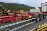2008 Schweriner Container Chassi-Tilhenger 3 Akslet