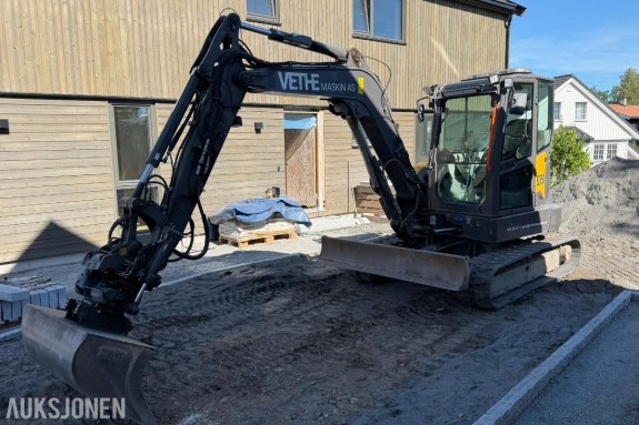 2022 Volvo ECR58F minigraver - Tiltrotator - Pusseskuffe - Service avtale