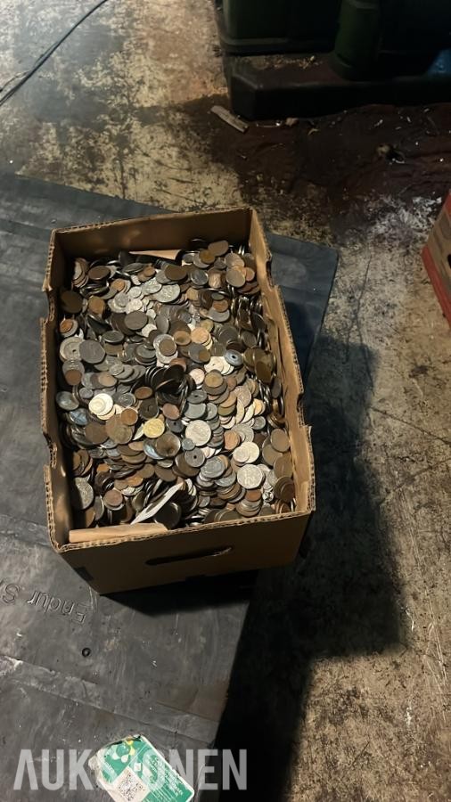 mynter fra mange forskjellige land 