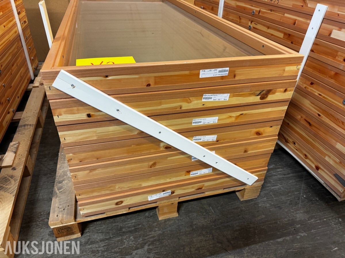 7 stk vinduer for innvendig bruk 827x2030 mm