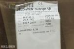 9 stk vinduer for innvendig bruk 827x2030 mm
