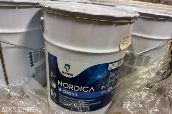 Nordica Classic maling 5x18 liter lys grå
