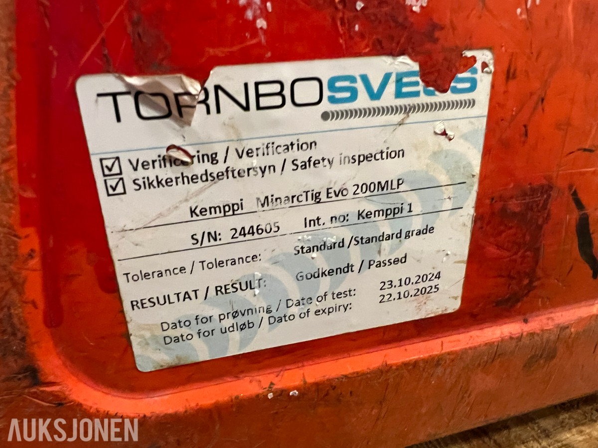 Kemppi MinarcTig Evo 200 MLP