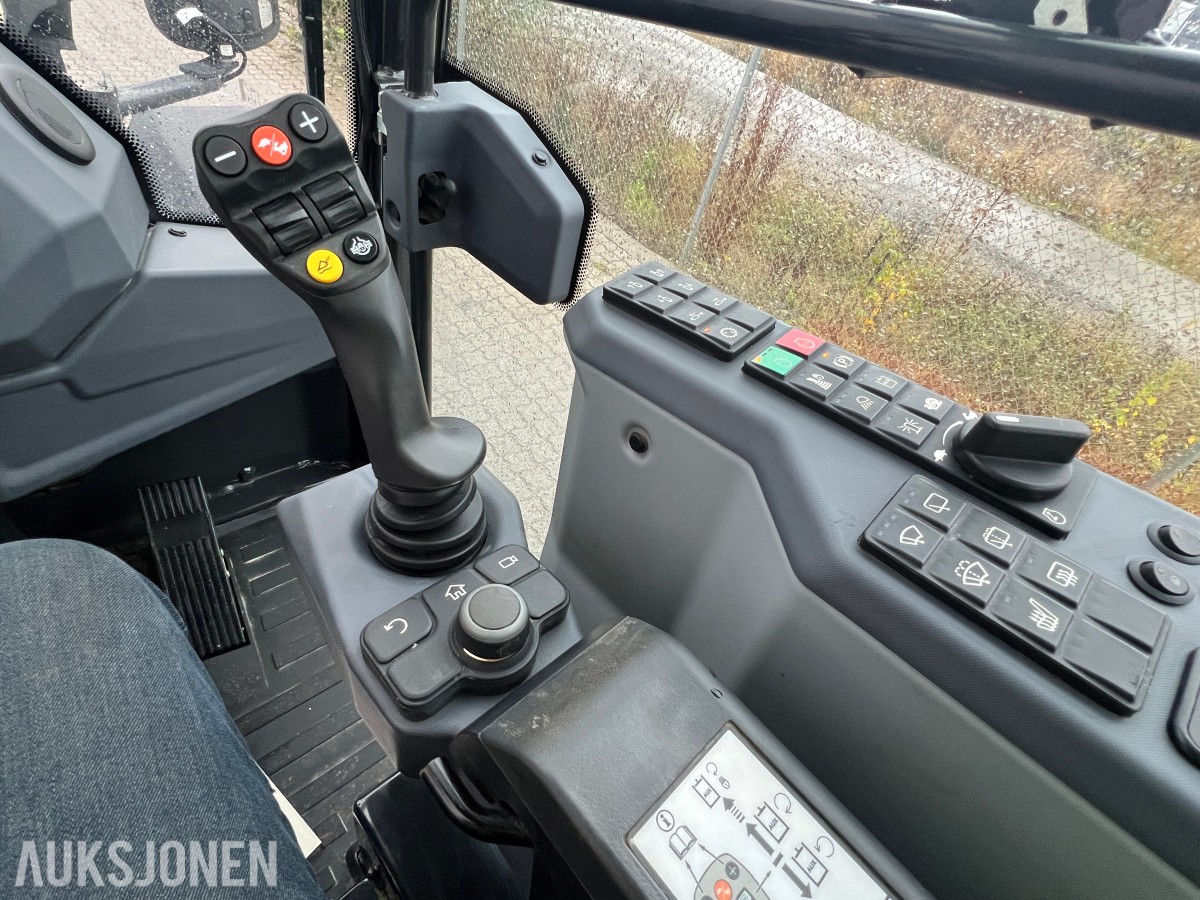 2024 Bobcat L95 hydrauliske gaffler, lite timer!