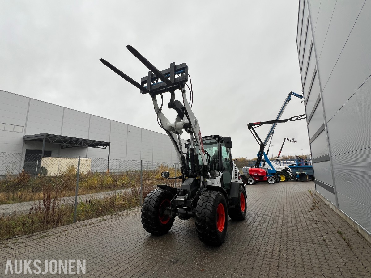 2024 Bobcat L95 hydrauliske gaffler, lite timer!
