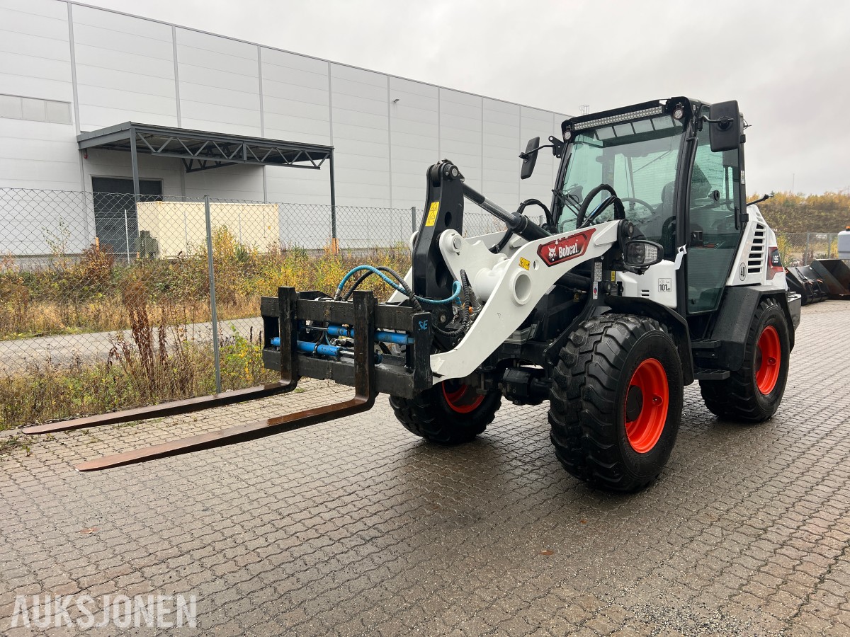 2024 Bobcat L95 hydrauliske gaffler, lite timer!