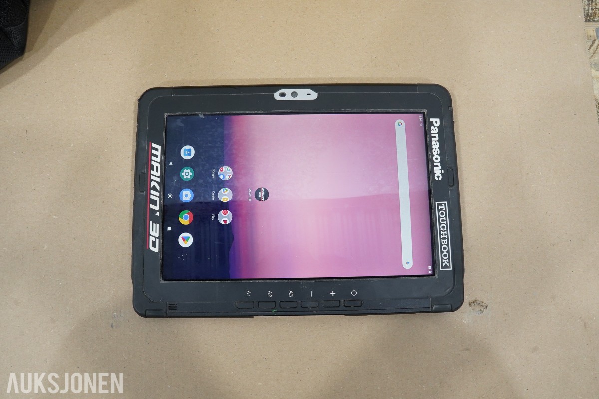2025 Makin' 3D GNSS-utstyr med Panasonic Toughbook FZ-A3