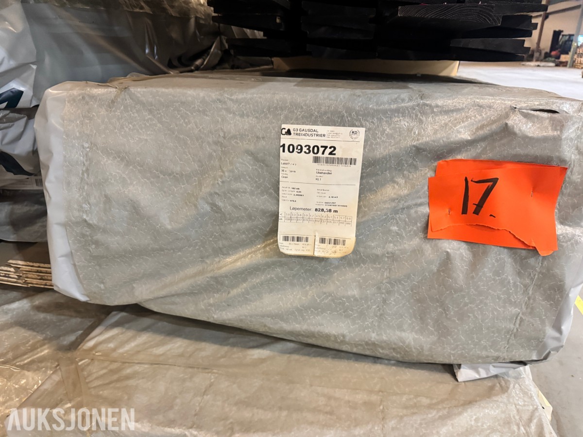 1 pakke lekt/rekke 36x73 mm