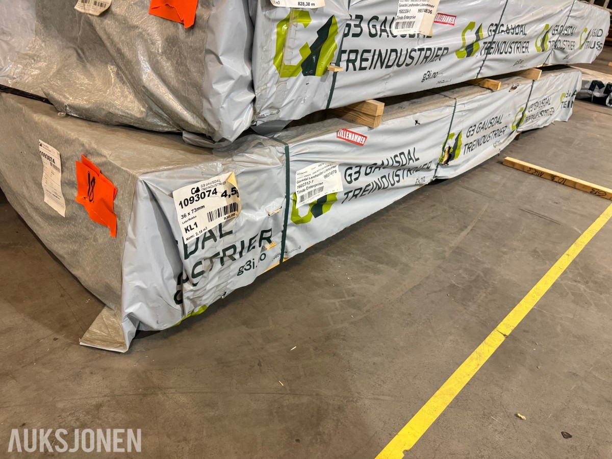 1 pakke lekt/rekke 36x73 mm