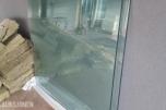 2 stk Glassrekkverk av laminert glass