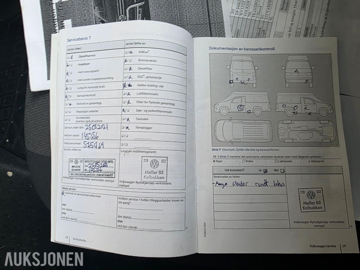 2016 VW TRANSPORTER 4MOTION WEBASTO HENGERFESTE