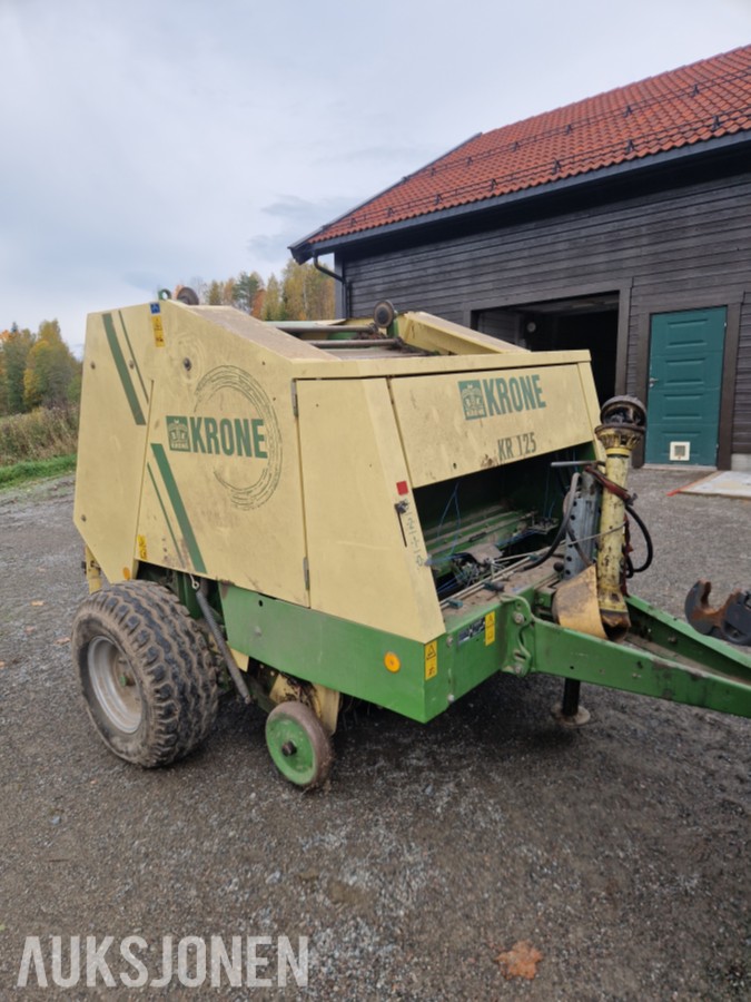 Krone KR 125 rundballepresse til traktor 