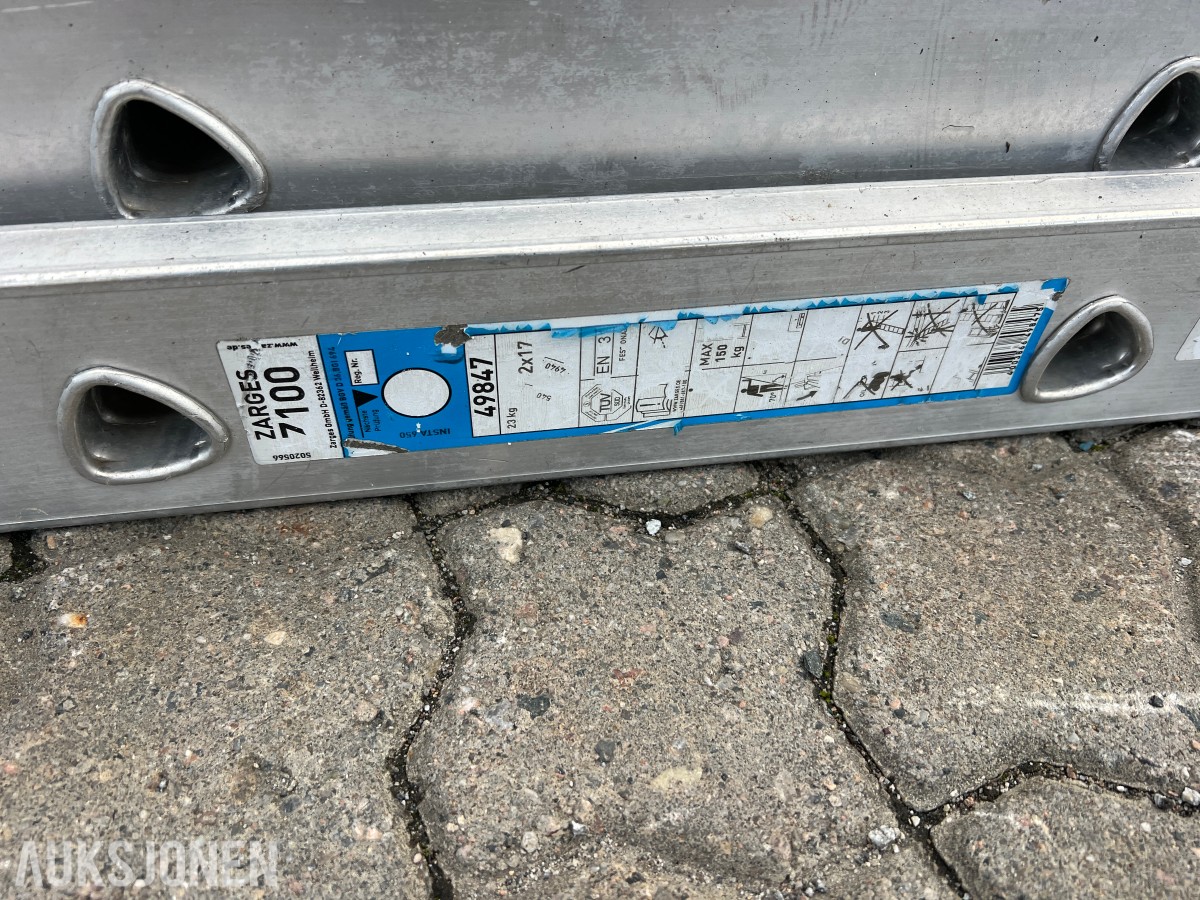 Zarges alustige todelt 7100