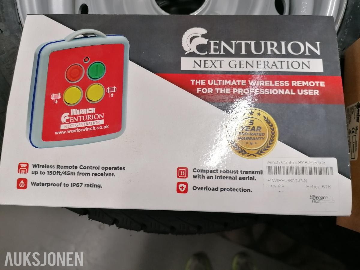 Helt ny Warrior Centurion fjernkontroll system  IP67