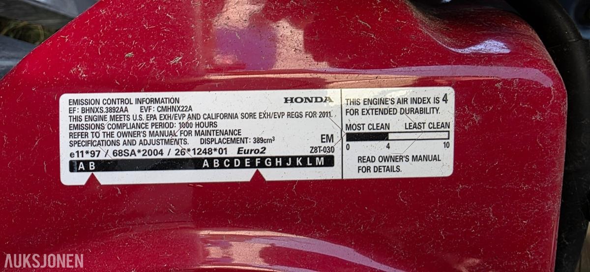 2024 Berco/Mac feiemaskin med Honda GX340 Feiekost Atv