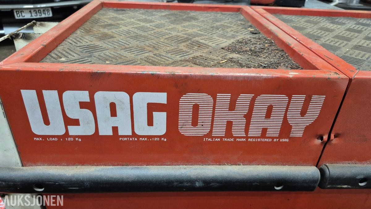 2000 USAG OKAY VERKTØYVOGN *INGEN MINSTEPRIS*