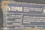 2017 Zepro 1500 kg løftelem