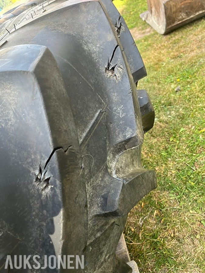 Michelin Sett (4stk) traktorhjul - Agribib - Nylakkert felger