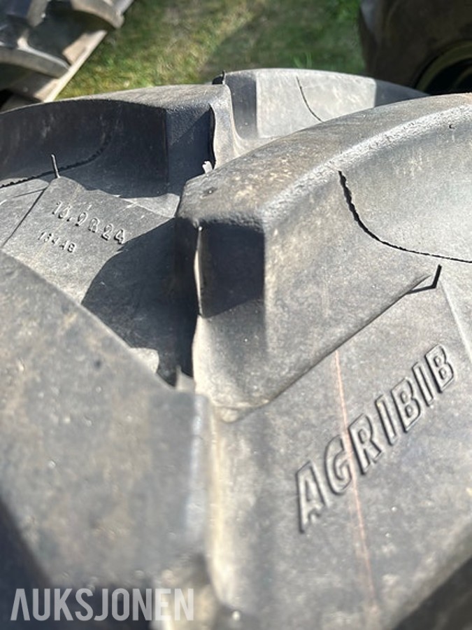 Michelin Sett (4stk) traktorhjul - Agribib - Nylakkert felger
