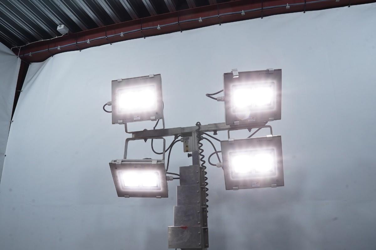 SKY 7M 4X185W PRINCE LED lysmast