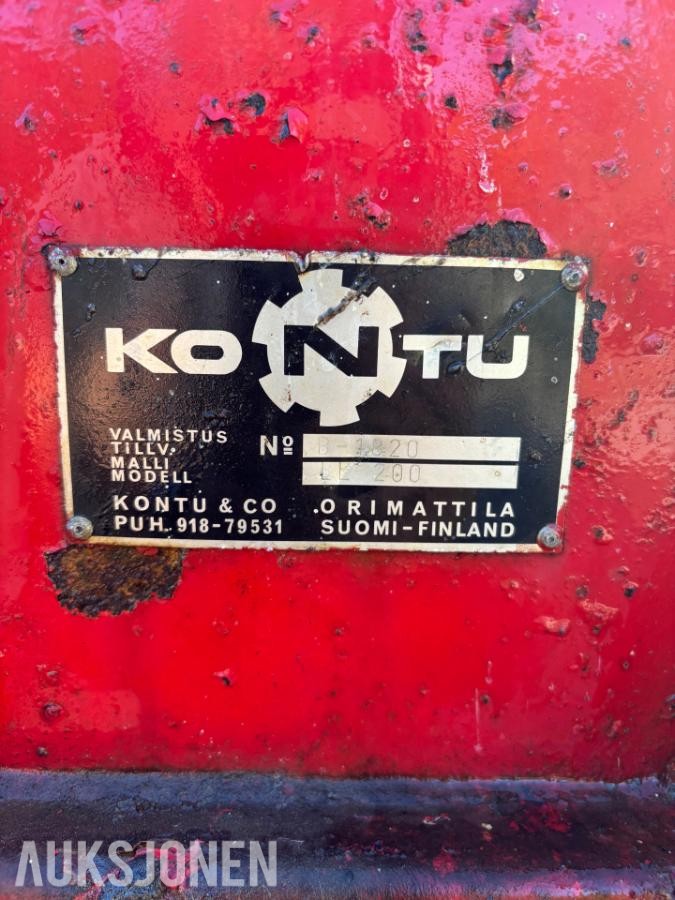 Kontu LL200 snøfreser til traktor med kraftoverføringsaksel