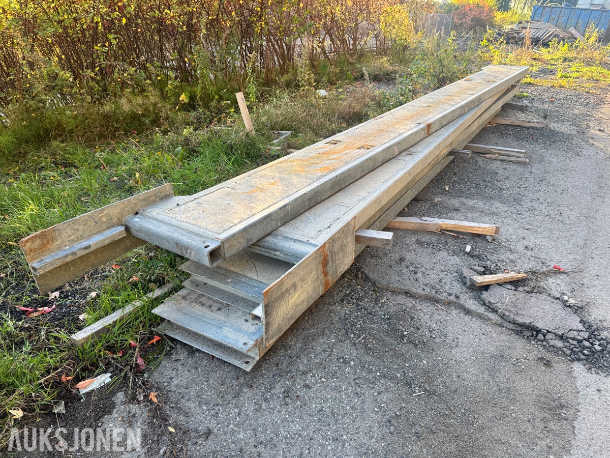 4 Stk Protec sperreelementer i stål med betongfylling 